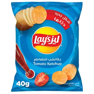 Lay's Tomato Ketchup Flavor Potato Chips, 40g