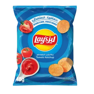 Lay's Tomato Ketchup Potato Chips, 45g