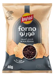 Lay's Forno Black Pepper Potato Chips, 40g