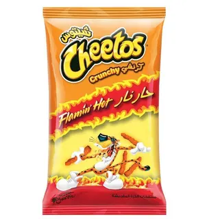 Cheetos Crunchy Flamin Hot Chips, 190g