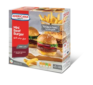 Americana Mini Beef Burger Slider 400 g
