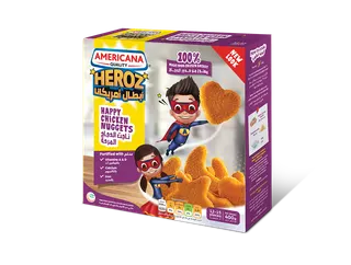 Americana Heroz Happy Chicken Nuggets, 400g