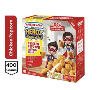 Americana Heroz Frozen Chicken Popcorn, 400g