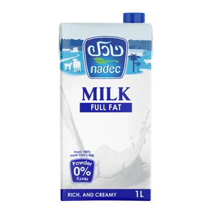 Nadec Long Life Full Fat UHT Milk, 1L