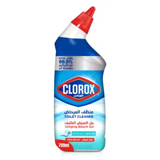 Clorox Cool Wave Scent Toilet Cleaner with Clinging Bleach Gel, 709ml