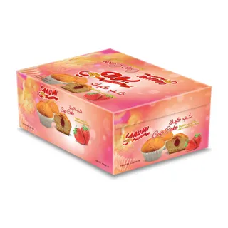 Yaumi Strawberry Cup Cake Family Box, 12x30g