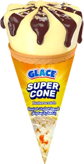 Glace Super Cone Butterscotch Ice Cream, 110ml