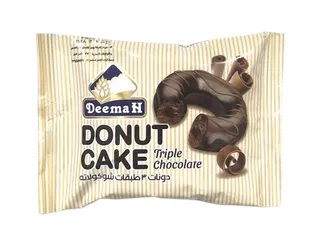 Deema H Donut Cake Triple Chocolate 40 Gm