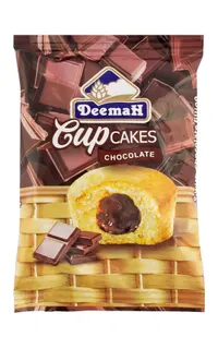 Deemah Cupcakes Filled with Chocolate, 27g