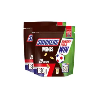 Snickers Minis Chocolate Bar Value Pack, 2x180g