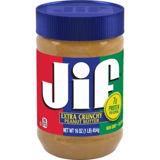 Jif Extra Crunchy Peanut Butter,, 16Oz Jar