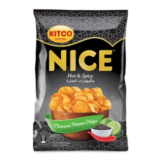 Kitco Nice Hot & Spicy Chips, 21x12g