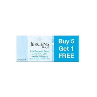 Jergens Anti-Bacterial Soap, 6x125g
