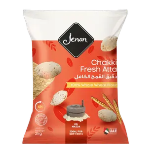 Jenan Chakki Fresh Atta, 2kg