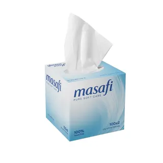 Masafi Pure Soft Care White Tissues 100X2'ply