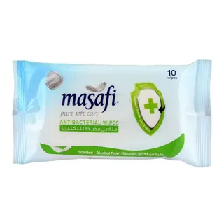 Masafi Anti Bacterial Wet Wipes 10 Pcs