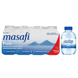 Masafi Minaral Water 12X200ml Spl Offer