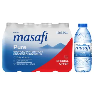 Masafi Mineral Water 12X330Ml (Promo)