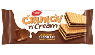 Tiffany Crunch N Cream Chocolate Cream Wafers, 65g