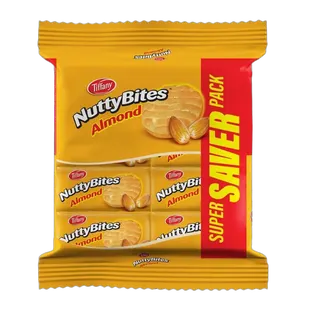 Tiffany Nutty Bites Almond Biscuits, 8x72g