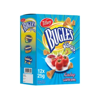 Tiffany Bugles Ketchup 12x25g