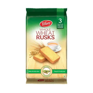 Tiffany Rusk Whole Wheat, 280g