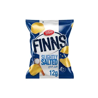 Tiffany Finns Potato Chips Slightly Salted, 12g
