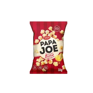 Tiffany Papa Joe Butter Popcorn, 33g