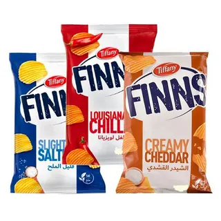 Tiffany Finns Chips Assorted, 3x85g