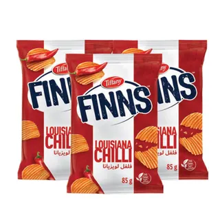Tiffany Finns Crinkled Potato Chips - Assorted Flavores, 3x85g
