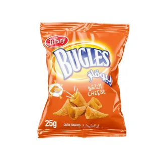 Tiffany Bugles Cheese Snack, 25g