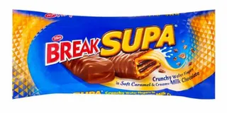 Tiffany Break Supa Soft Caramel and Milk Chocolate Wafer Fingers, 30g
