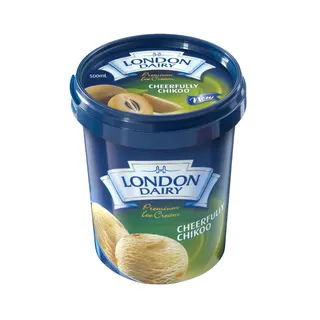 LONDON DAIRY VANILA + CHEEEFULL CHIKOO
