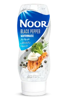 Noor Black Pepper Mayonnaise Squeezy Bottle, 295ml