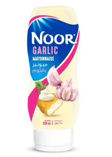 Noor Garlic Mayonnaise Squeezy Bottle, 295ml