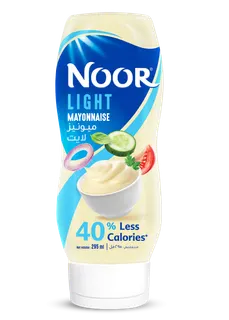 Noor Light Mayonnaise Squeezy Bottle, 295ml