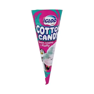 Igloo Cotton Candy Cone Ice Cream 120 ml