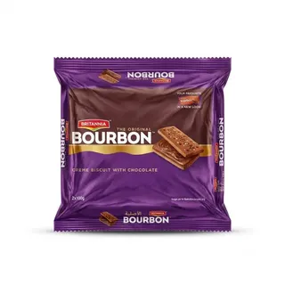 Britannia Bourbon Chocolate Flavoured Cream Biscuits, 200g