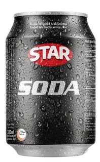 Star Soda Carbonated Soft Drink Can 330 ml