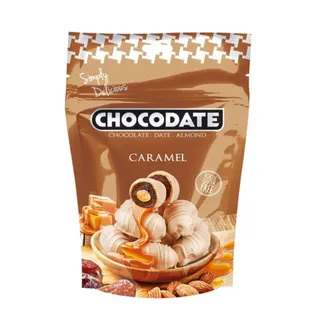 Chocodate Caramel Chocolate Almond Date Pouch, 90g