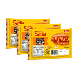Sadia Frozen Chicken Franks, 3x340g
