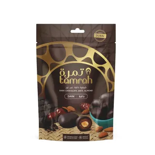 Tamrah Dates Covered In Dark Chocolate Zipper Bag, 100g