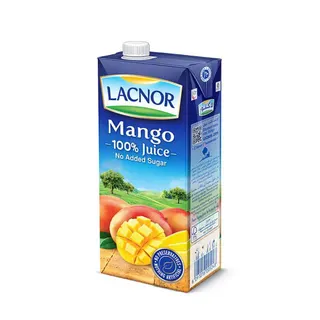Lacnor Mango 100% Juice No Added Sugar 1 L