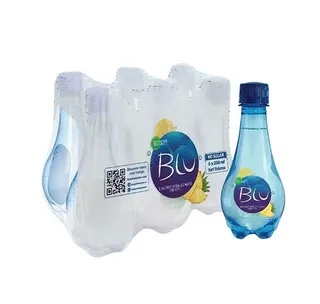 Blu Zero Calories Pineapple Sparkling Water No Added Sugar, 6x250ml