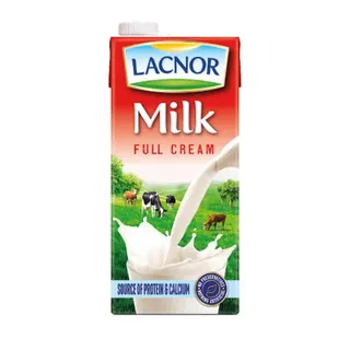 Lacnor Essentials Full Cream Milk, 1L
