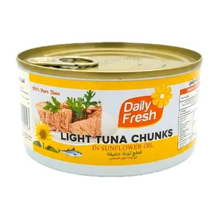 Daily Fresh Light Tuna Chunks, 170g