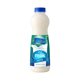 Al Rawabi Full Cream Fresh Milk, 1L