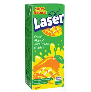 Laser Fresh Mango & Grape Nectar 180g