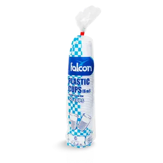 Falcon Plastic Cup, 6oz (1 Pack x 50 Pieces)