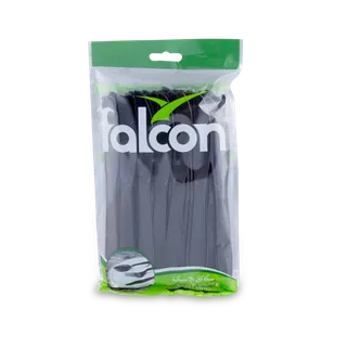 Falcon Black Plastic Knife, 1 Pack x 50 Pieces